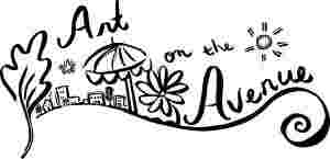 Art on the Avenue -  Logo - Oct 2. 2004 - Postcard