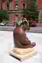 Chocolate Dipped StrawBeary - by Debbie Smith Mezzetta - Right Rear view in front of Renwick Museum- Thumbnail Image