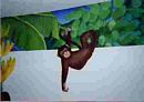 Monkey - Panoramic Mural - by Debbie Smith Mezzetta  Thumbnail Image