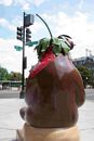 Chocolate Dipped StrawBeary - by Debbie Smith Mezzetta - Back View at 17th & Penn., Washington, DC- Thumbnail Image