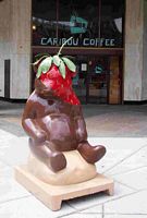 Chocolate Dipped StrawBeary - Front View - by Debbie Smith Mezzetta