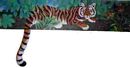 Tiger portion - Panoramic Mural - by Debbie Smith Mezzetta  Thumbnail Image