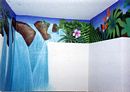 Waterfall - Panoramic Mural - by Debbie Smith Mezzetta  Thumbnail Image