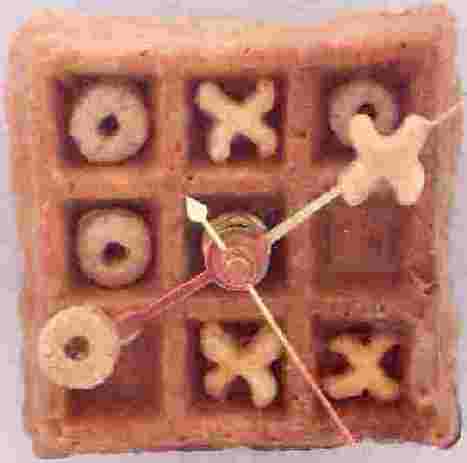 Tic Tac Toast - Waffle Clock = by Debbie Smith Mezzetta 